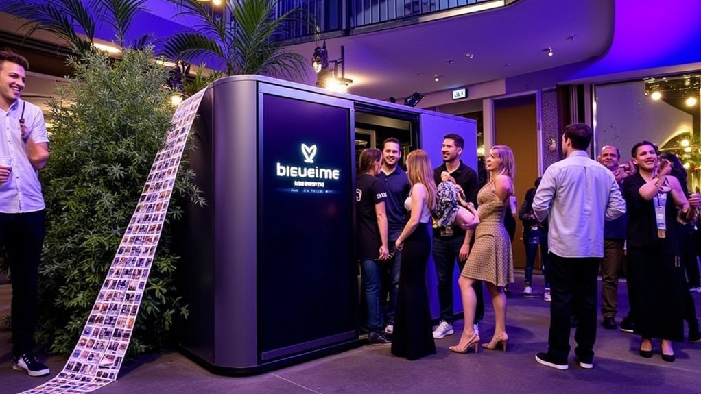 branded photo booths engagement