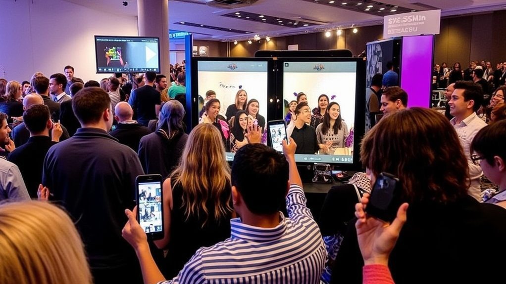 interactive photo booth engagement