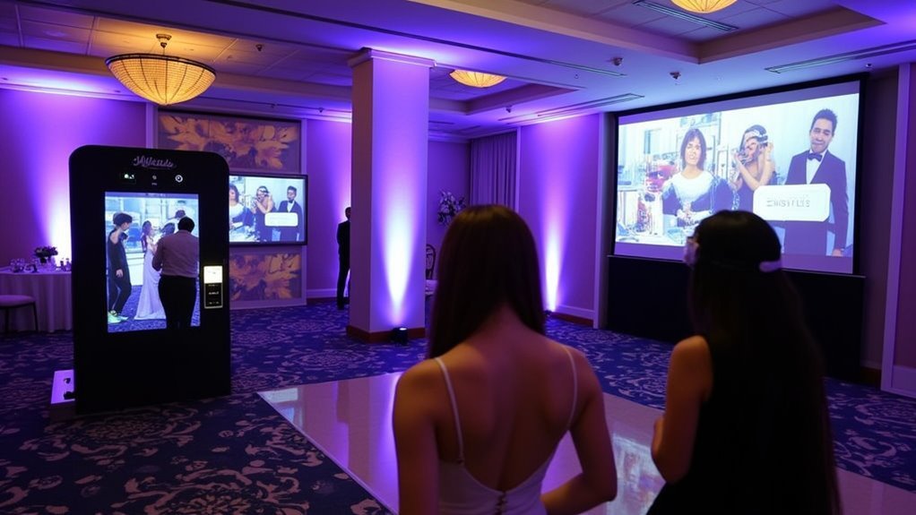 modern tech photo booth