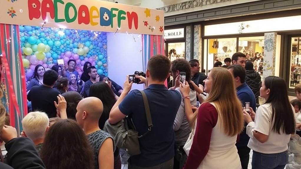 photo booth shopping experience