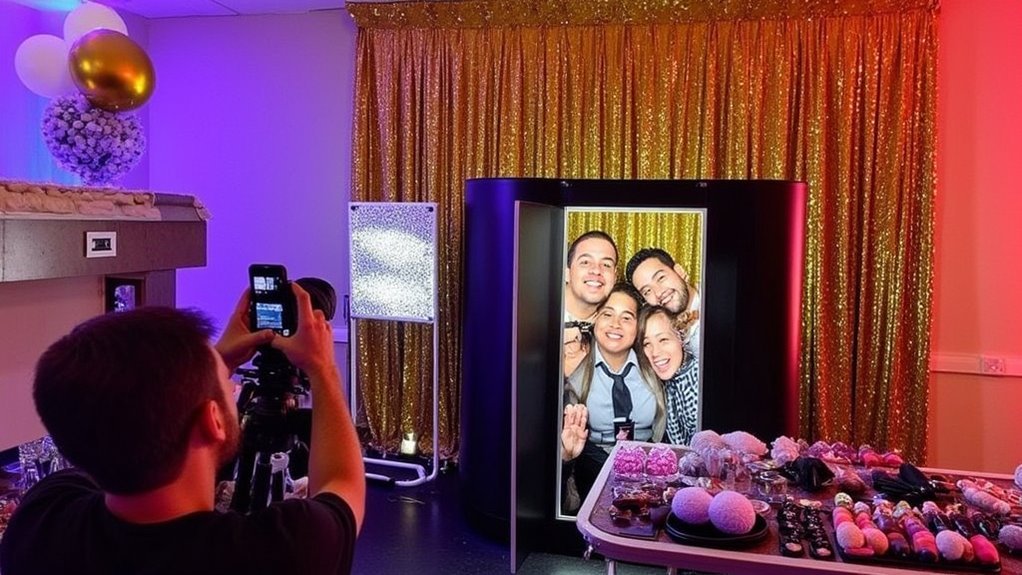 successful photo booth setup